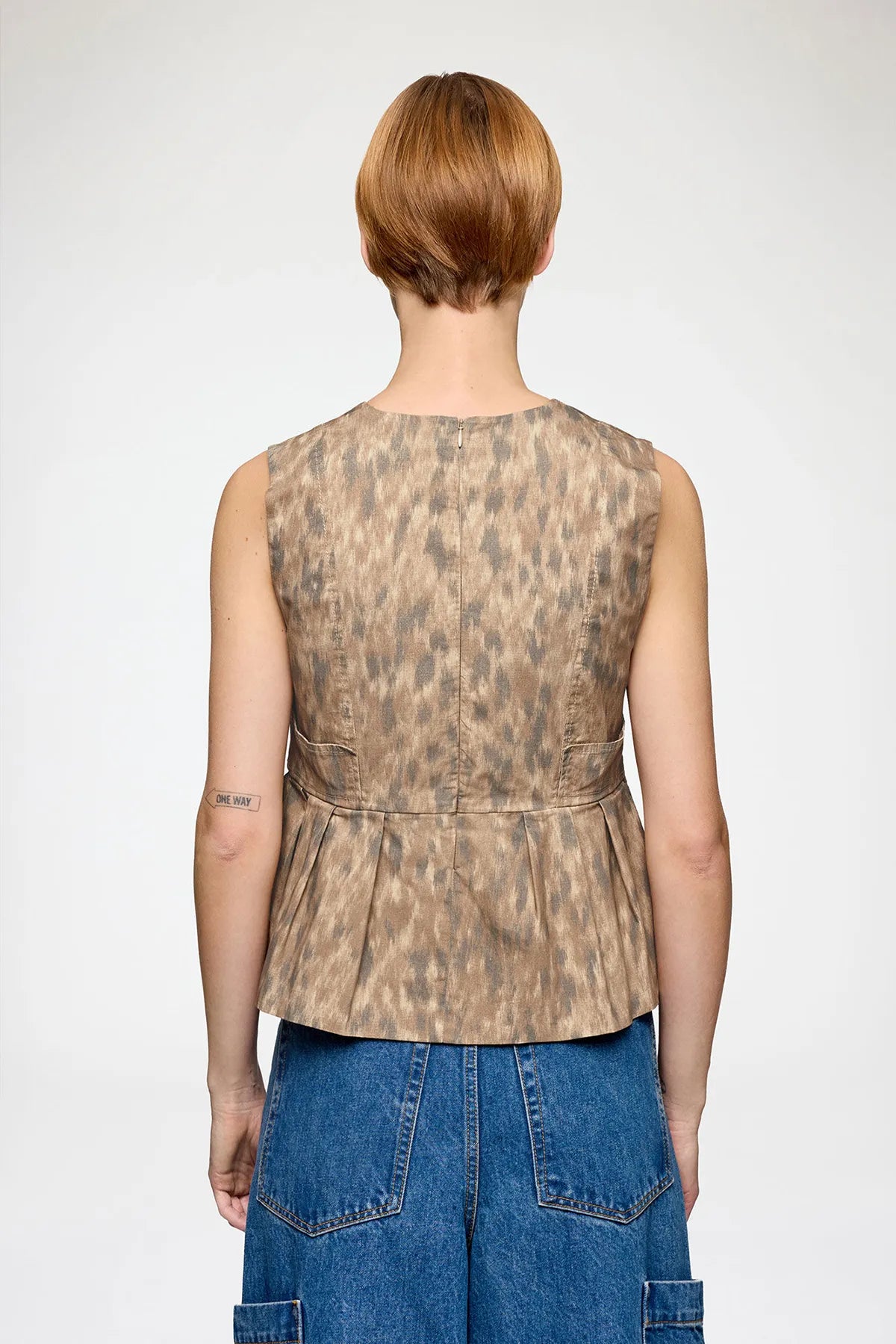 Top in Printed Cotton Shirts &amp; Tops Ganni