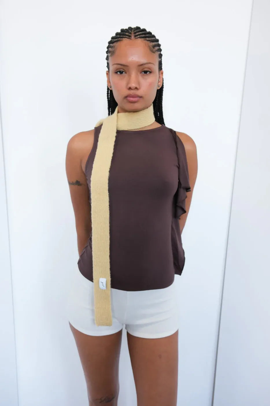 Skinny Scarf Accessories Geel