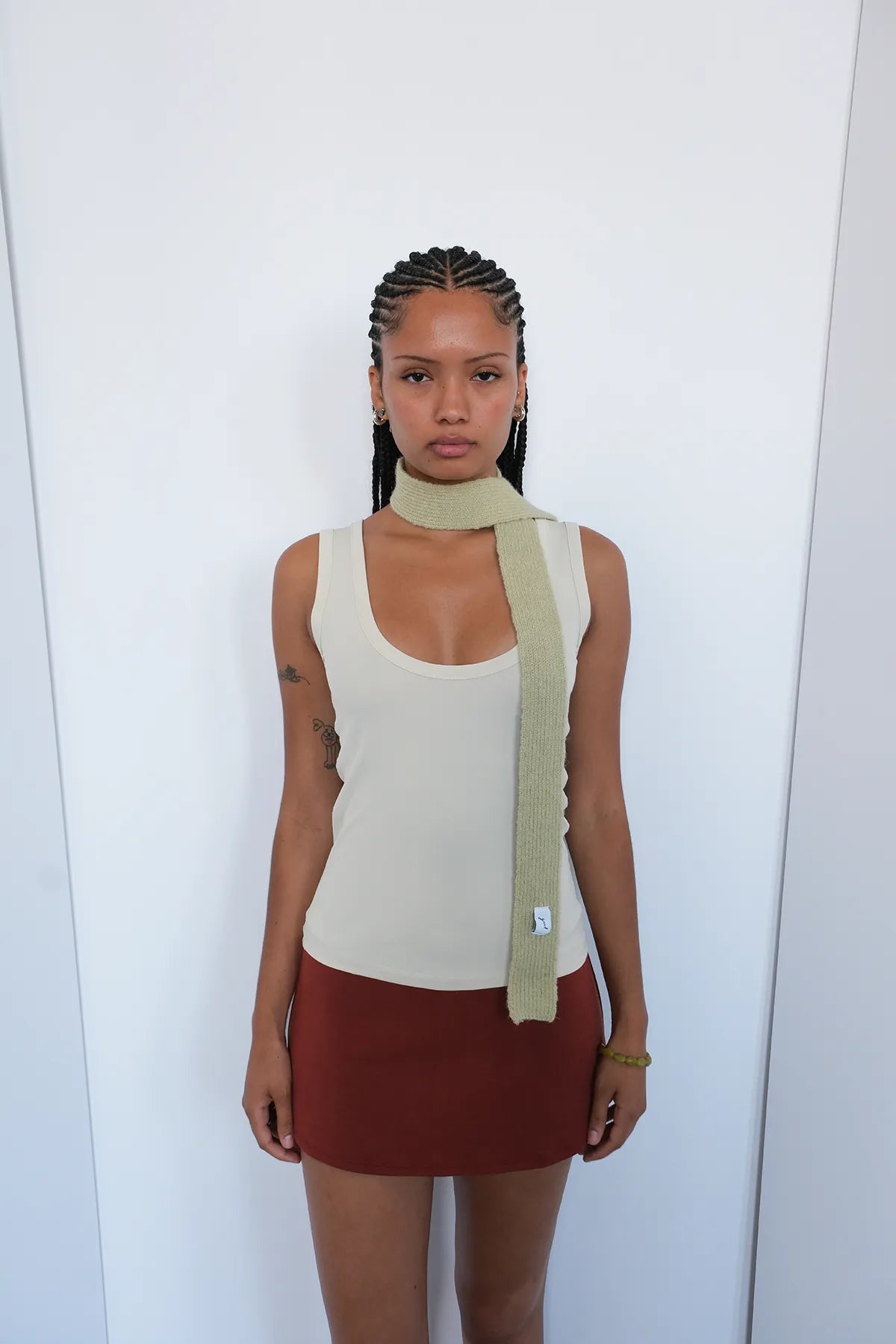 Skinny Scarf Accessories Geel