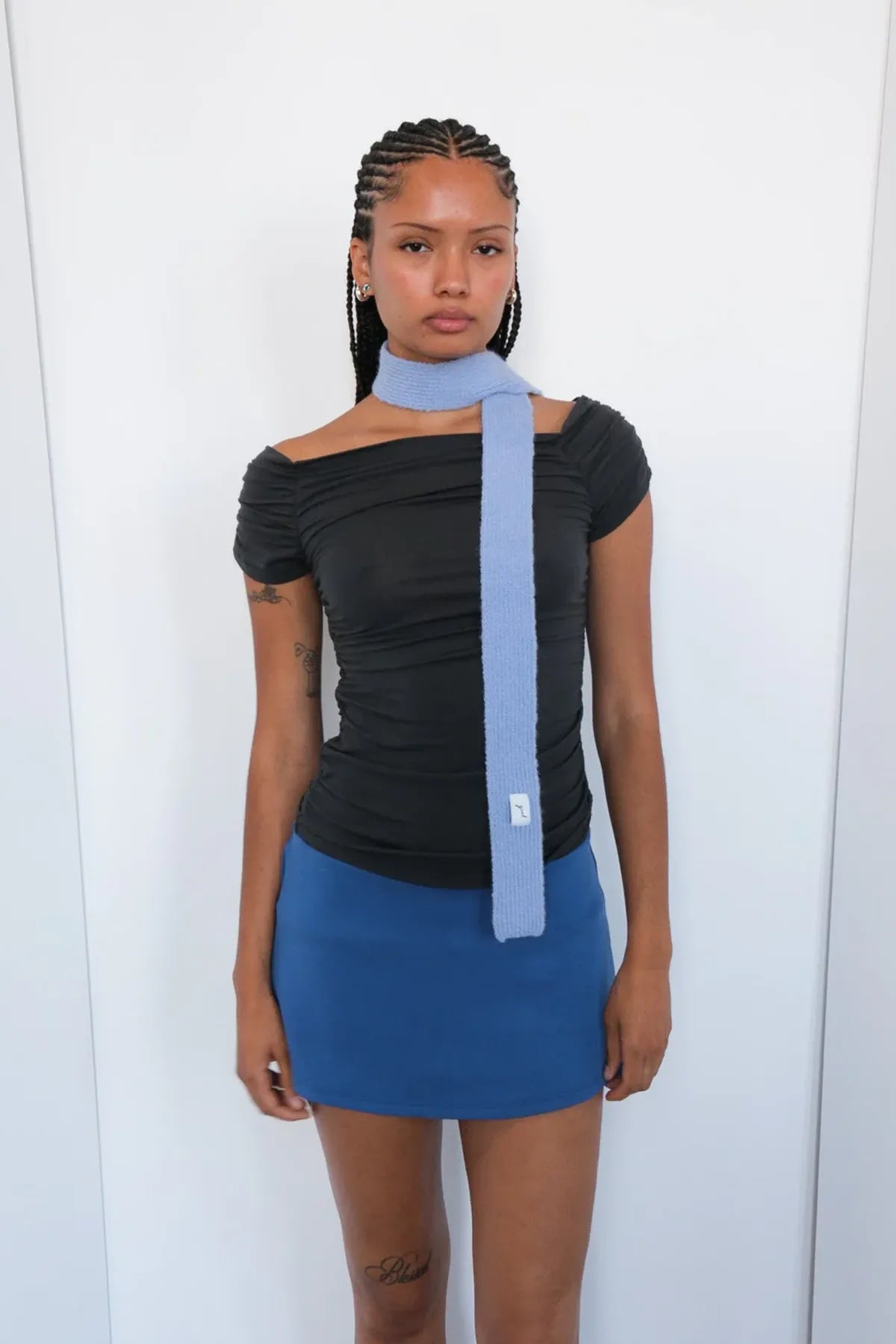 Skinny Scarf Accessories Geel