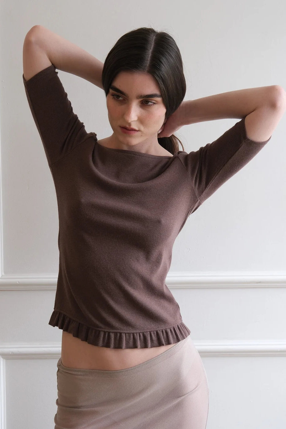 Swan Top Tops Geel