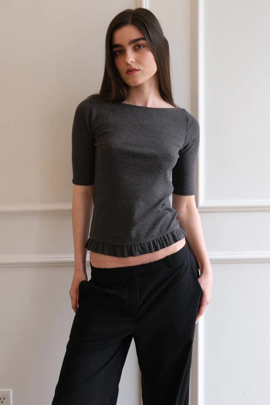 Swan Top Tops Geel