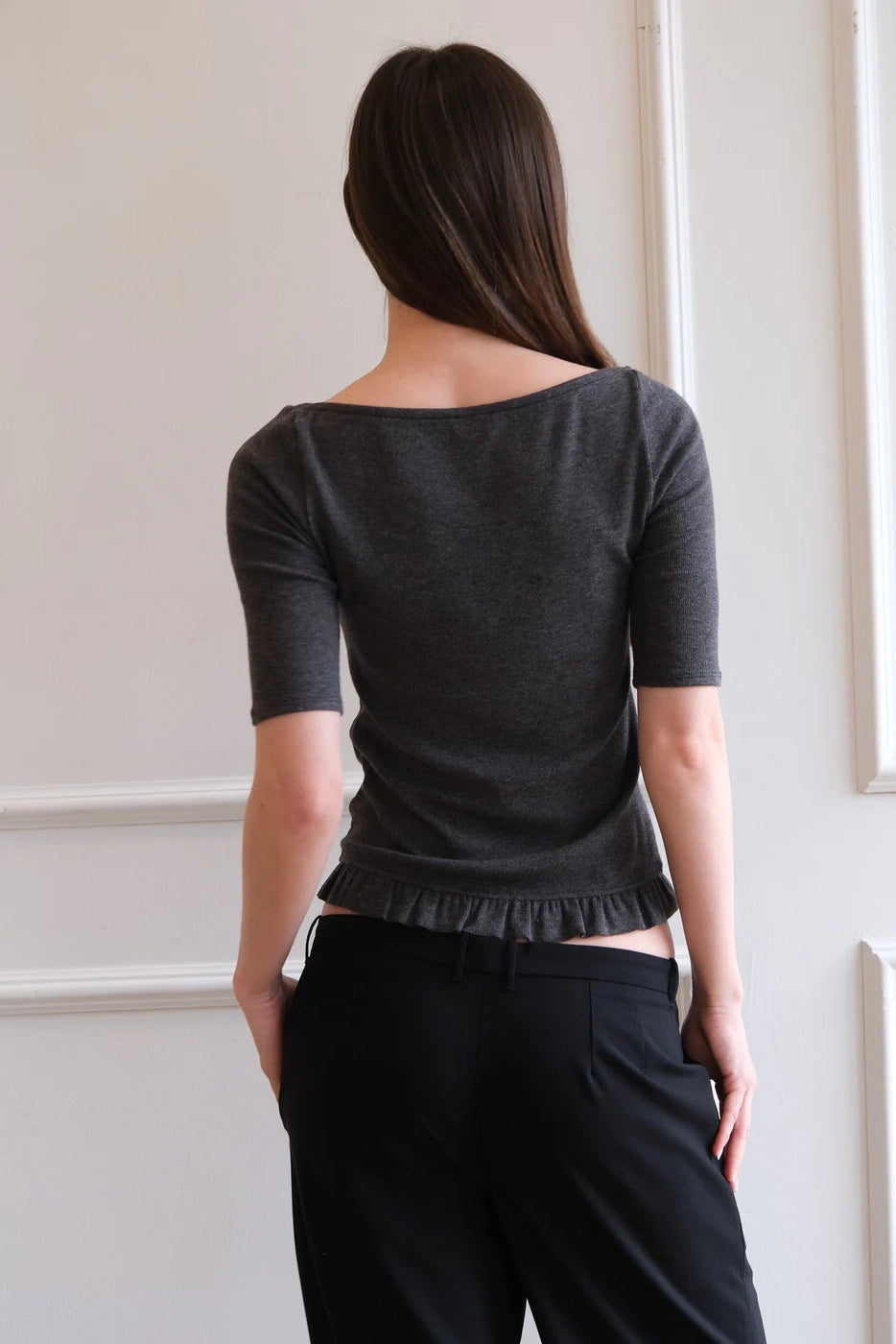 Swan Top Tops Geel