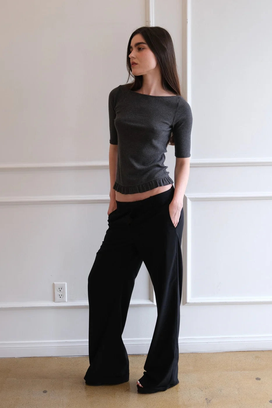 Swan Top Tops Geel