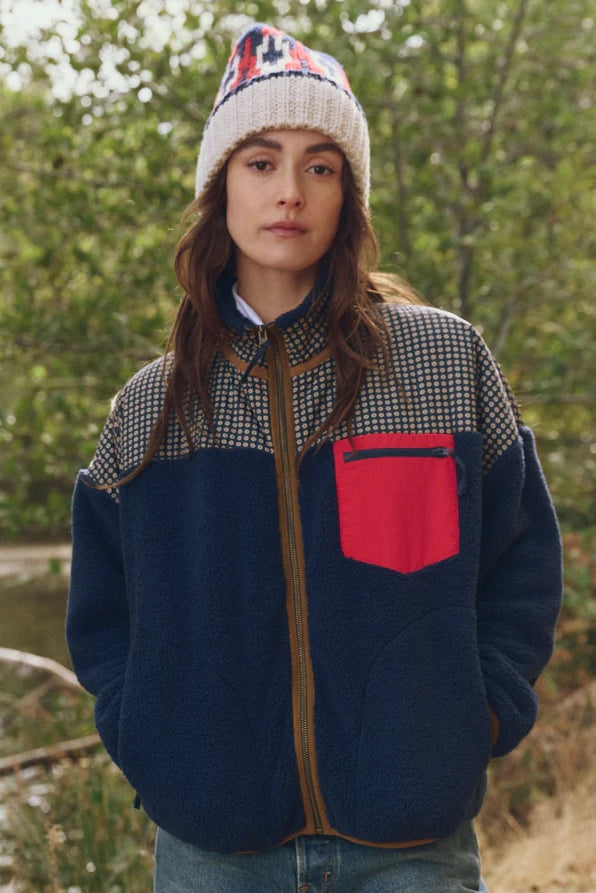 The Print-Mix Plush Terrain Full-Zip Jackets & Coats The Great