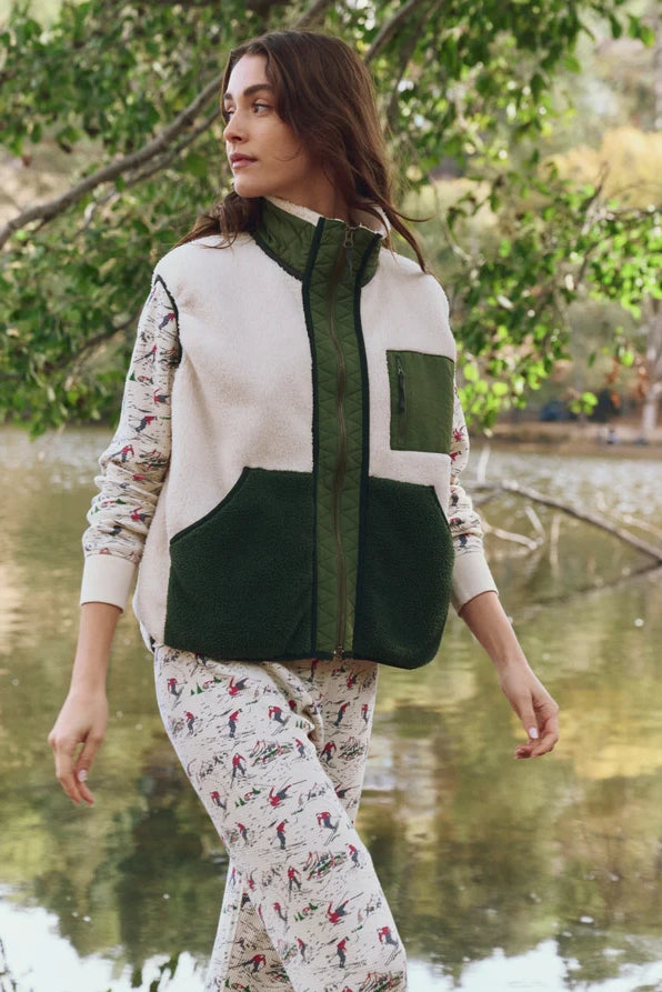 The Plush Tundra Vest Jackets &amp; Coats The Great