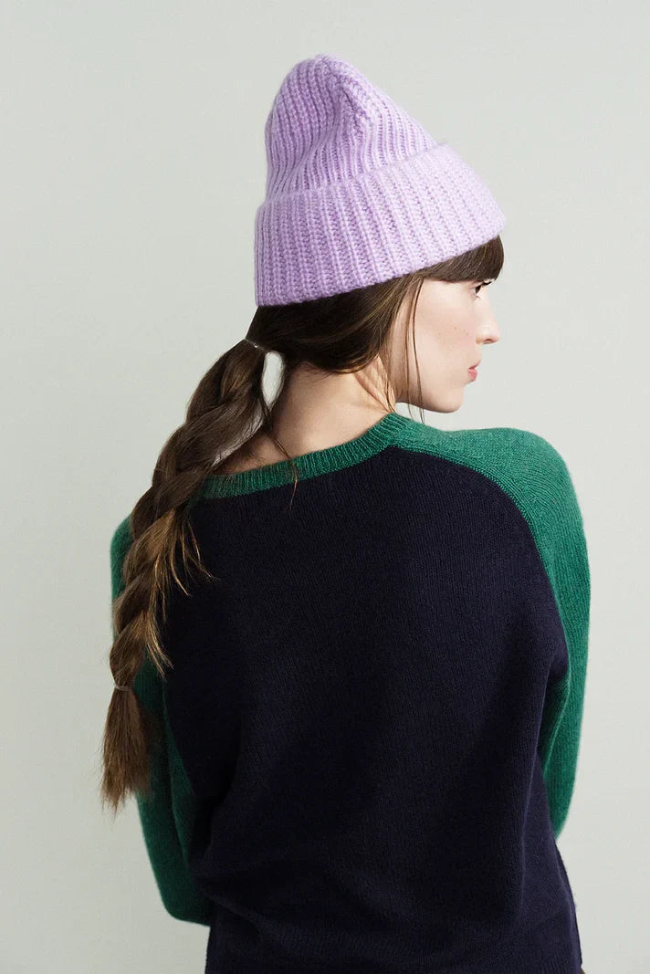 Cashmere Ribbed Beanie Accessories Hansel from Basel
