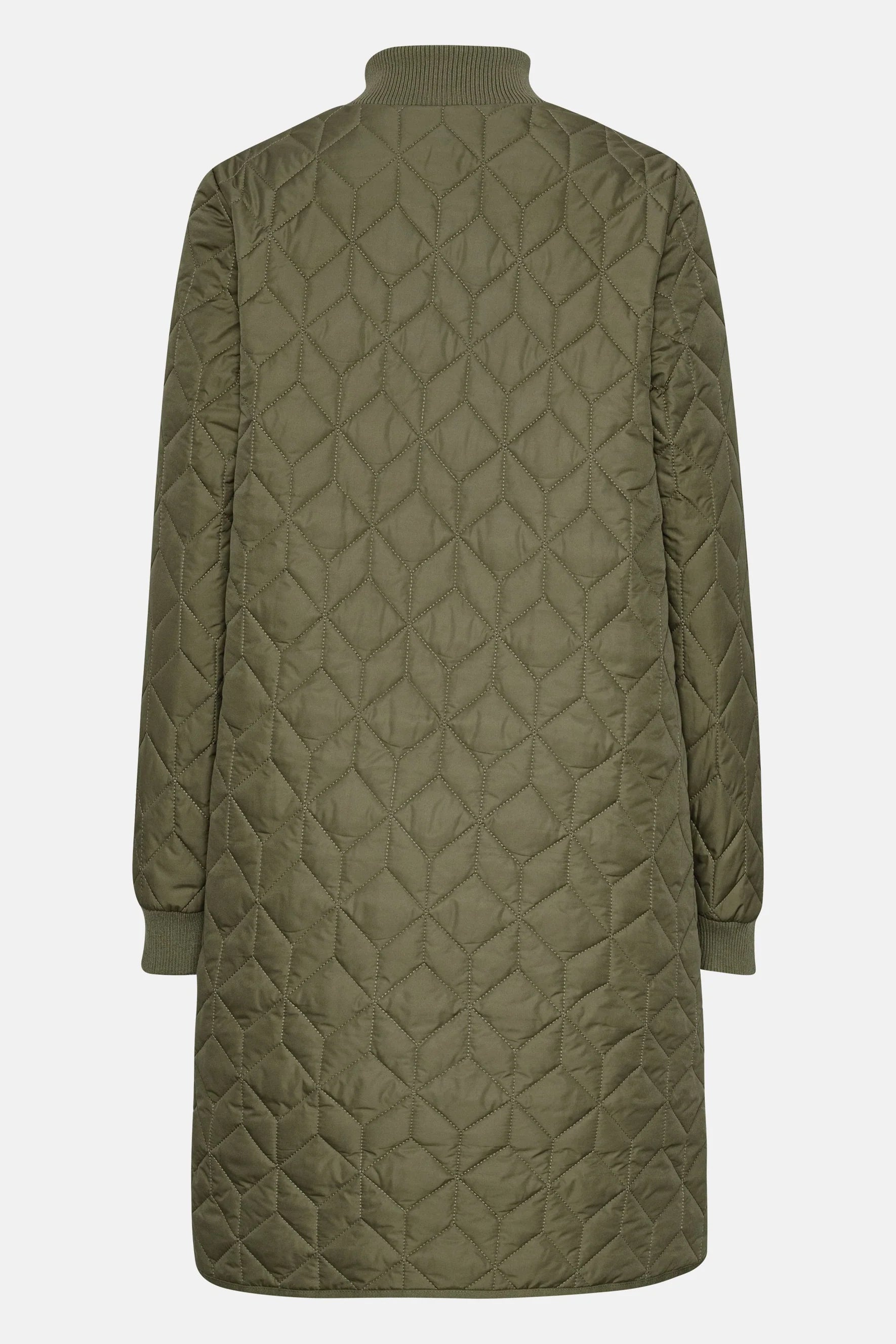 Long Padded Quilt Jacket