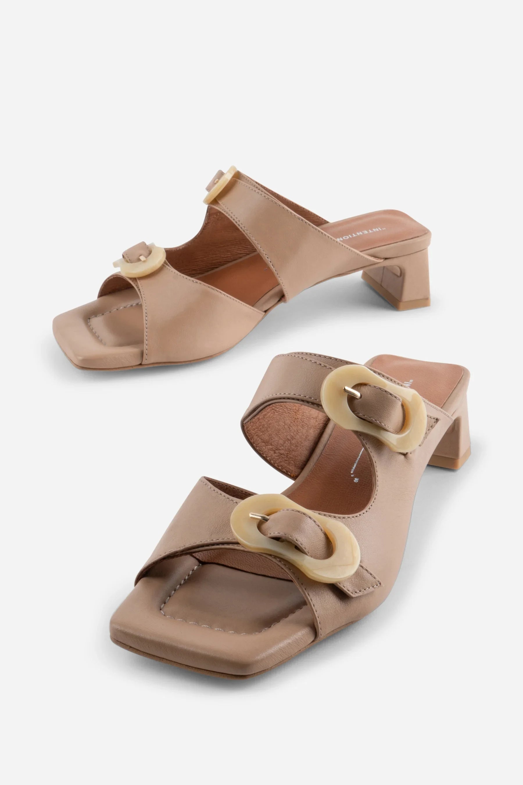 Nora Square Toe Sandal Footwear Intentionally Blank