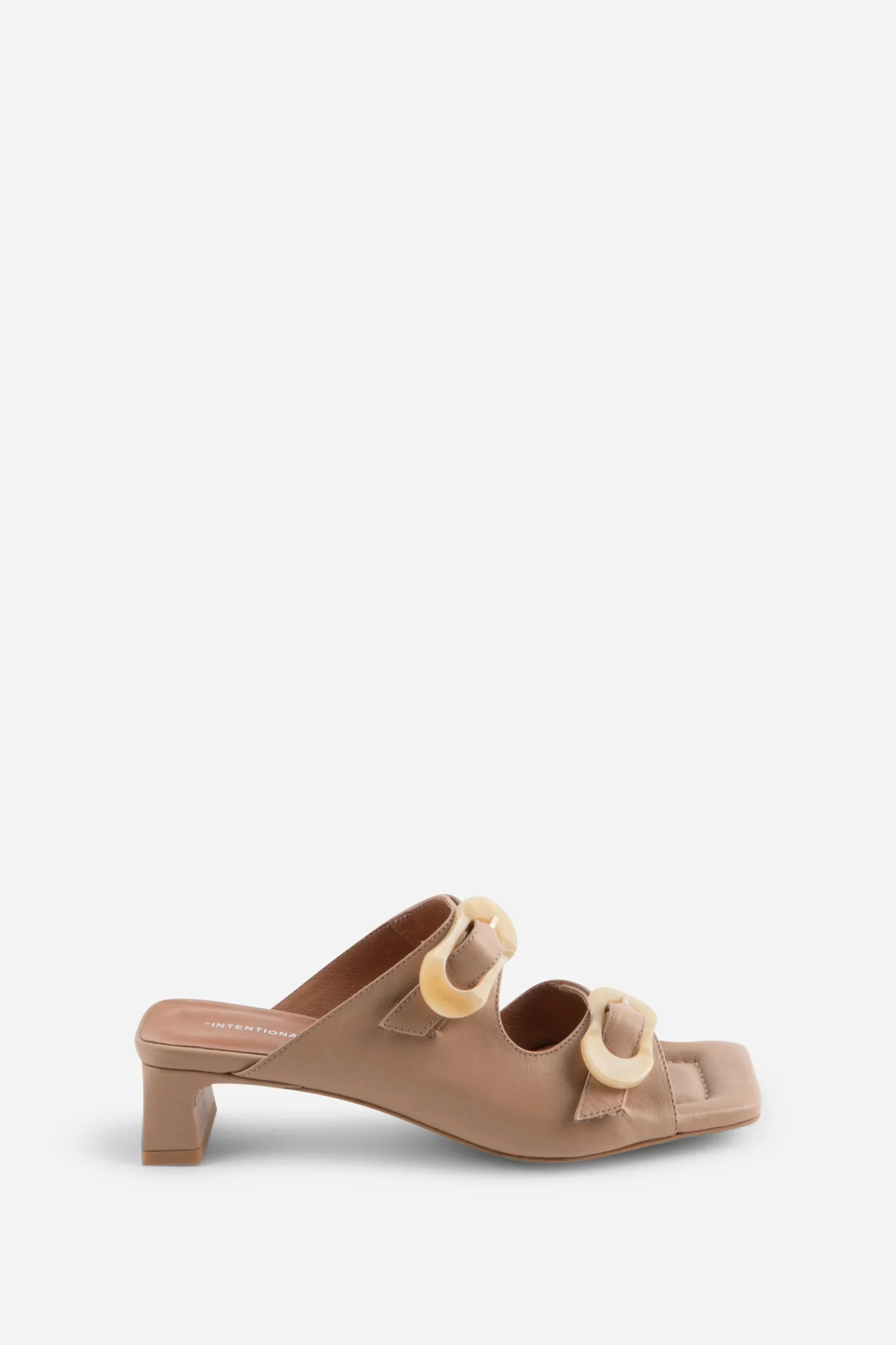 Nora Square Toe Sandal Footwear Intentionally Blank