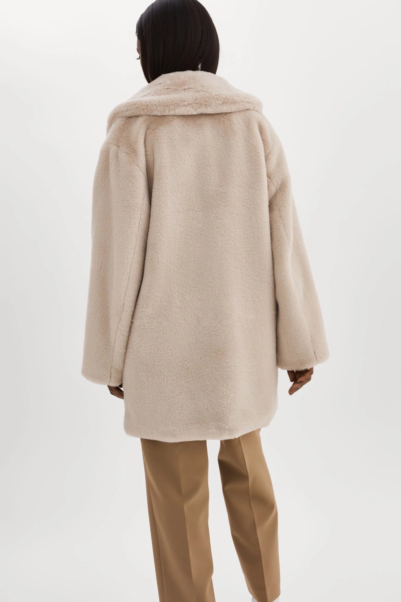 Linnea Faux Fur Coat Jackets & Coats LAMARQUE