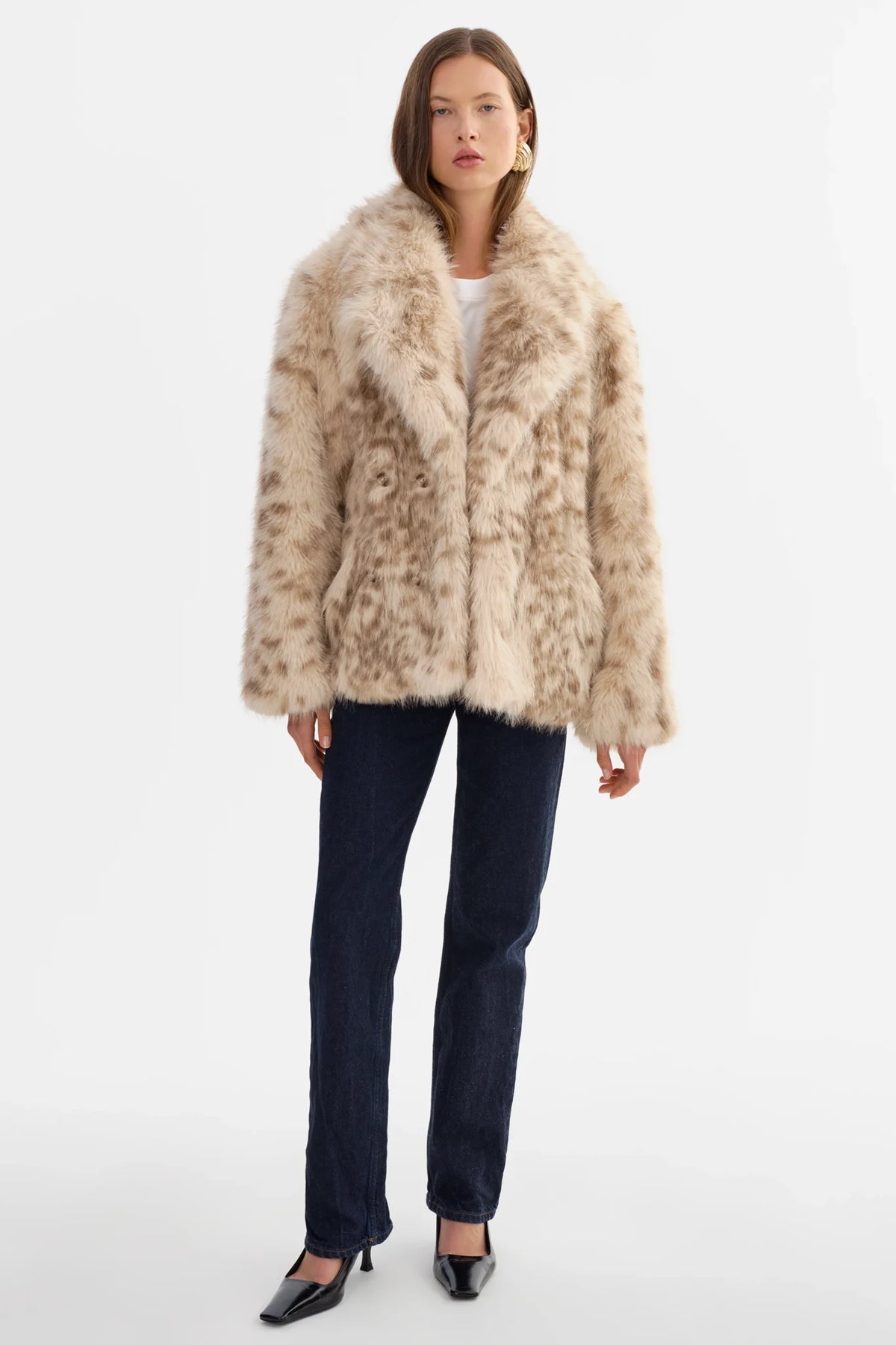 Ravenna Faux Fur Coat Jackets & Coats LAMARQUE