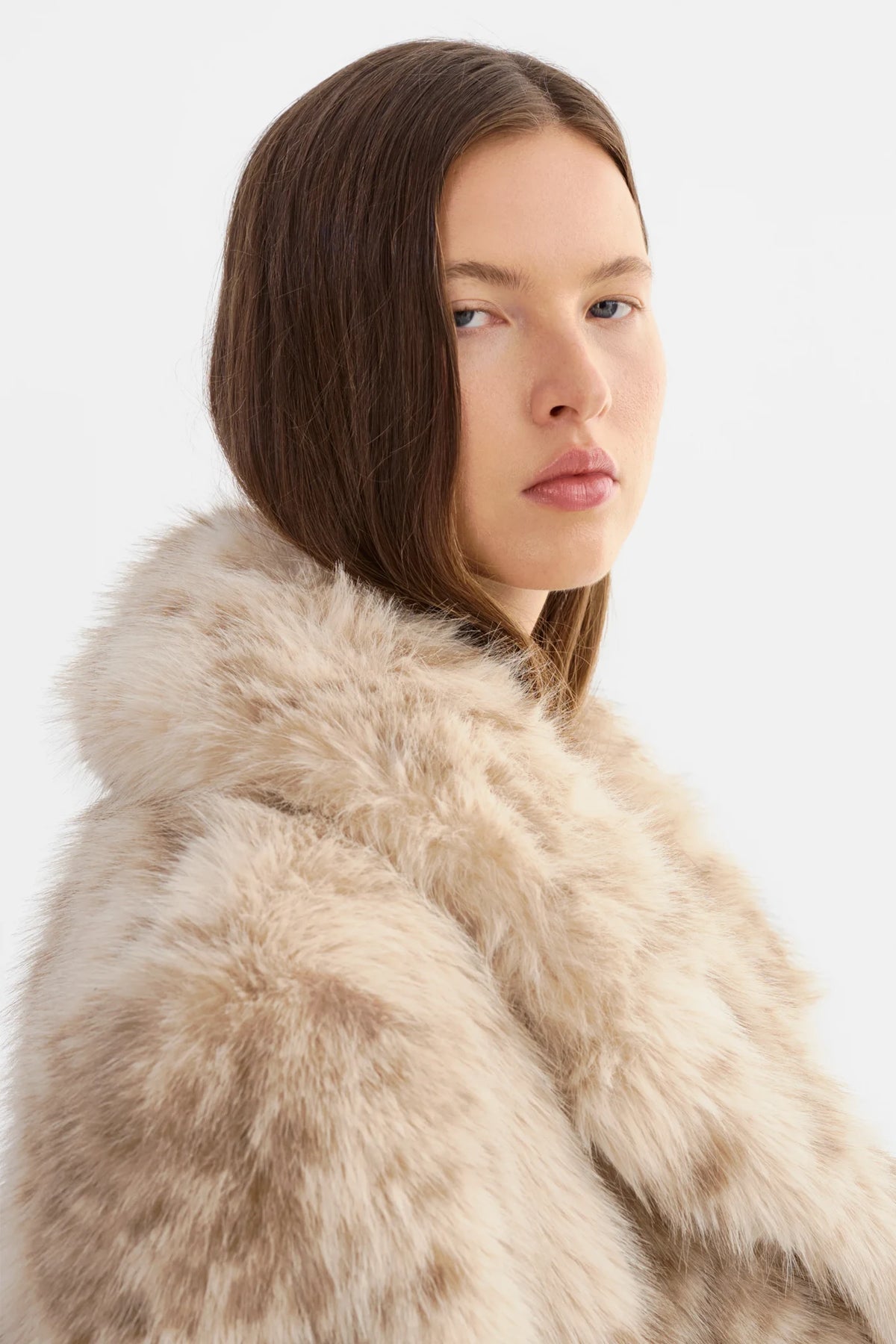 Ravenna Faux Fur Coat Jackets &amp; Coats LAMARQUE
