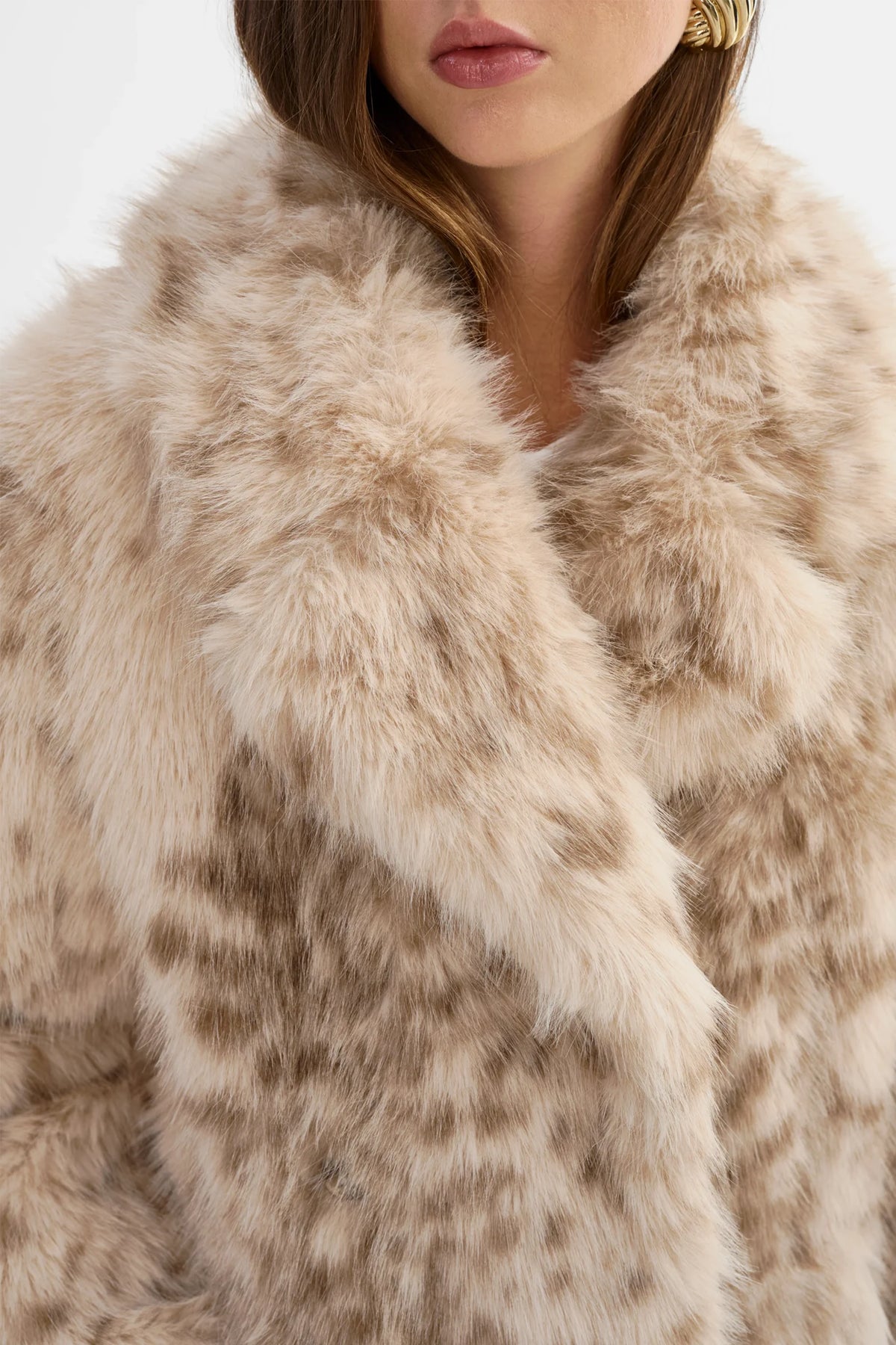 Ravenna Faux Fur Coat Jackets &amp; Coats LAMARQUE