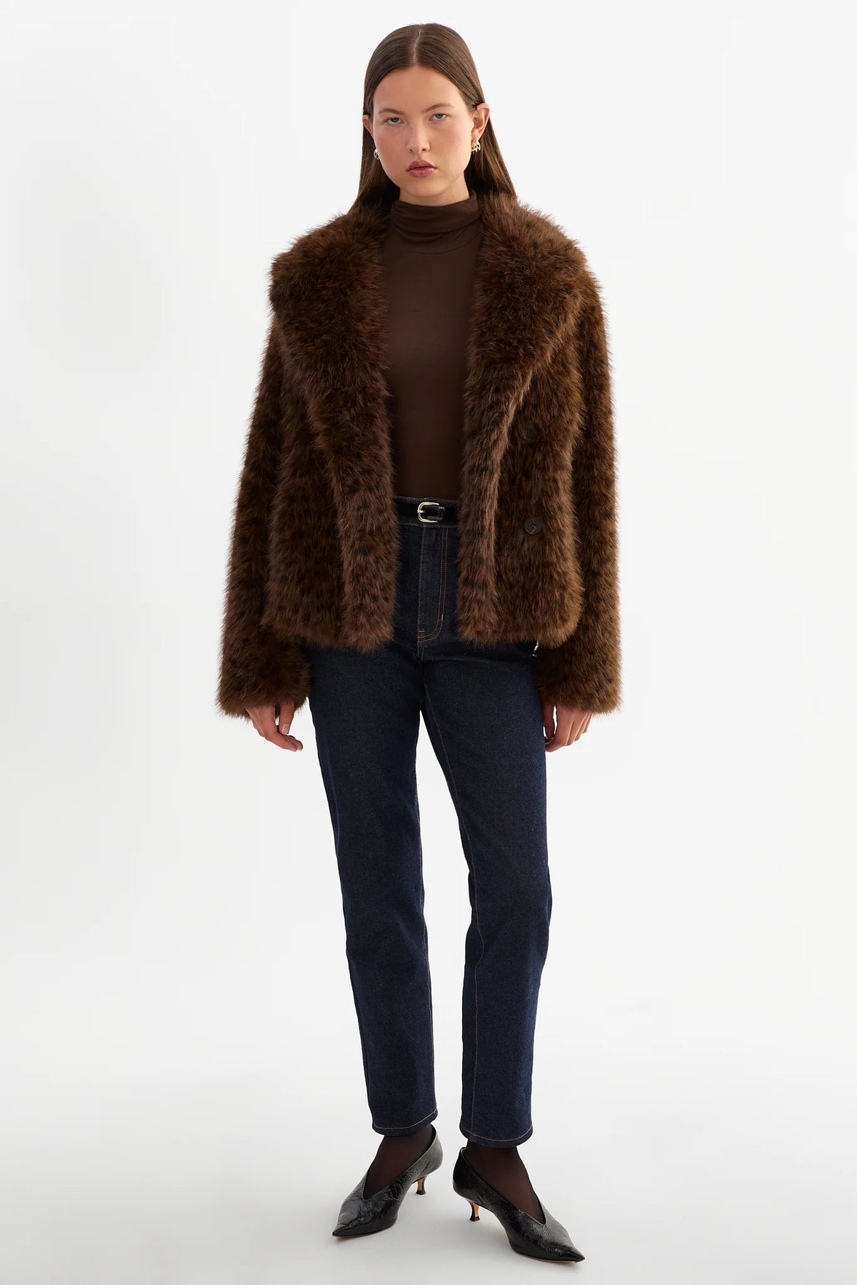 Ravenna Faux Fur Coat Jackets & Coats LAMARQUE