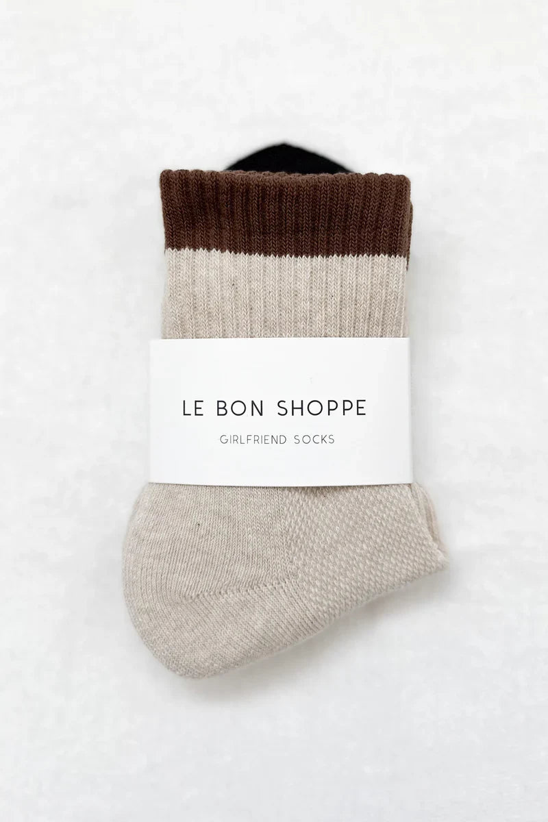 Colour Block Girlfriend Socks Accessories Le Bon Shoppe