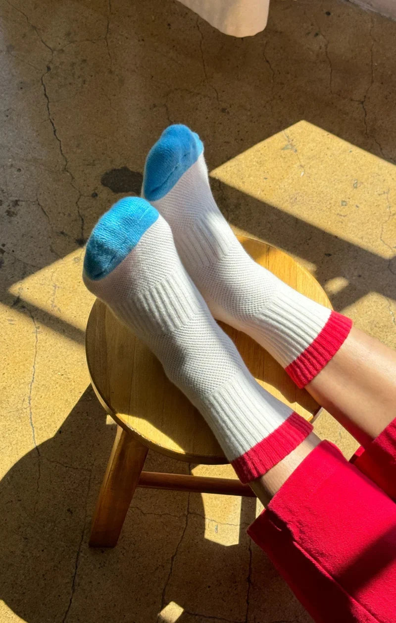 Colour Block Girlfriend Socks Accessories Le Bon Shoppe