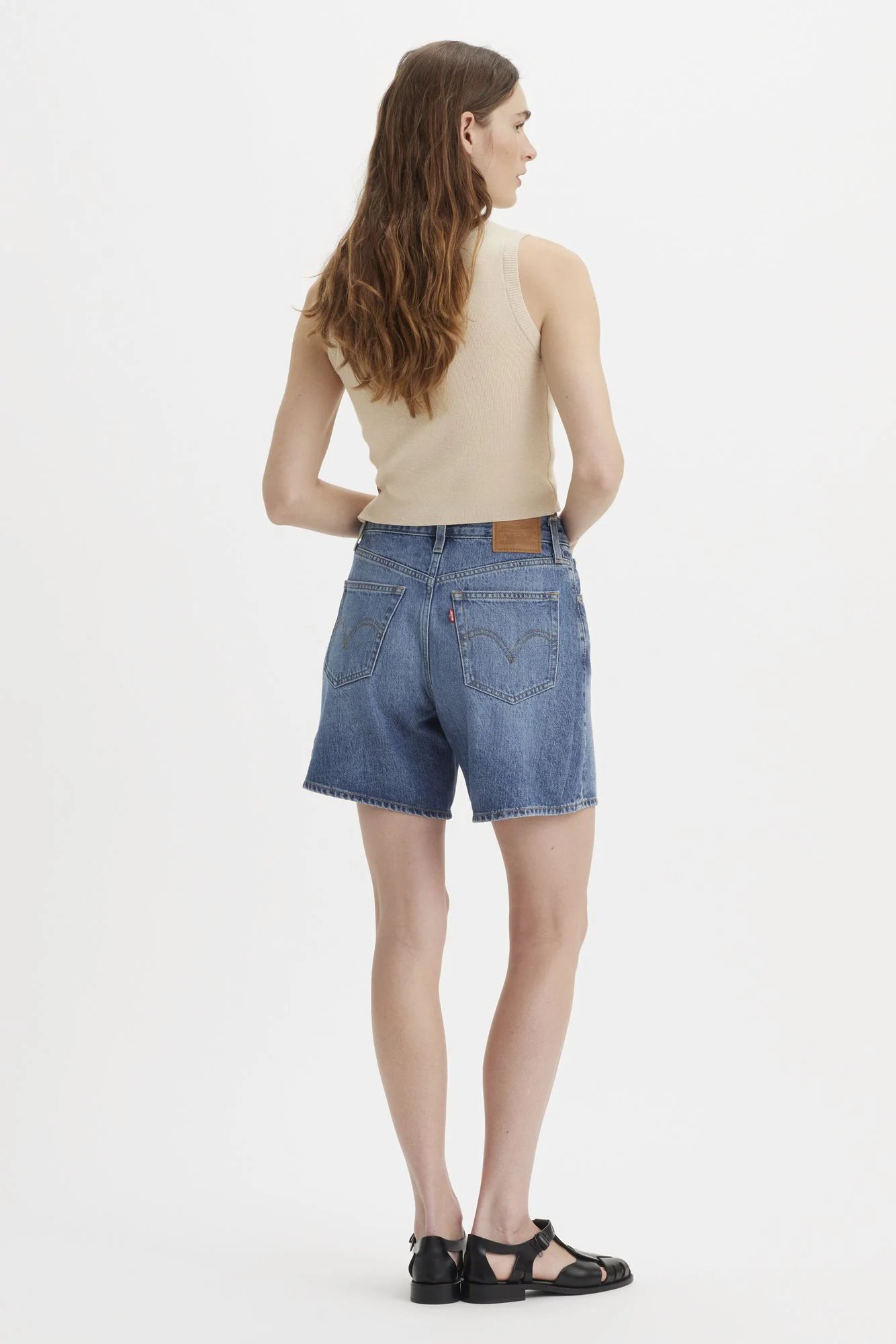 High Rise Baggy Shorts Shorts Levi&#39;s