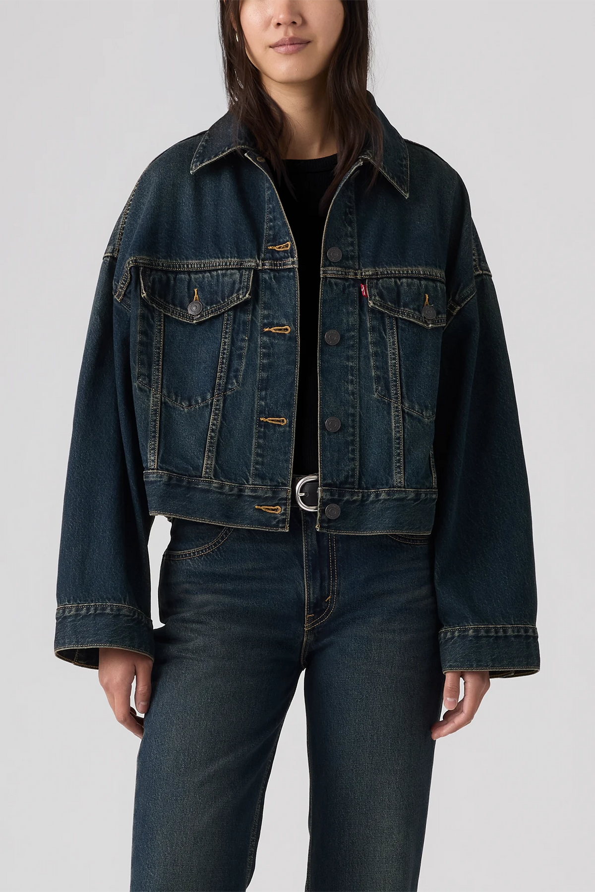 Loose Cropped Trucker Jacket Jackets & Coats Levi's