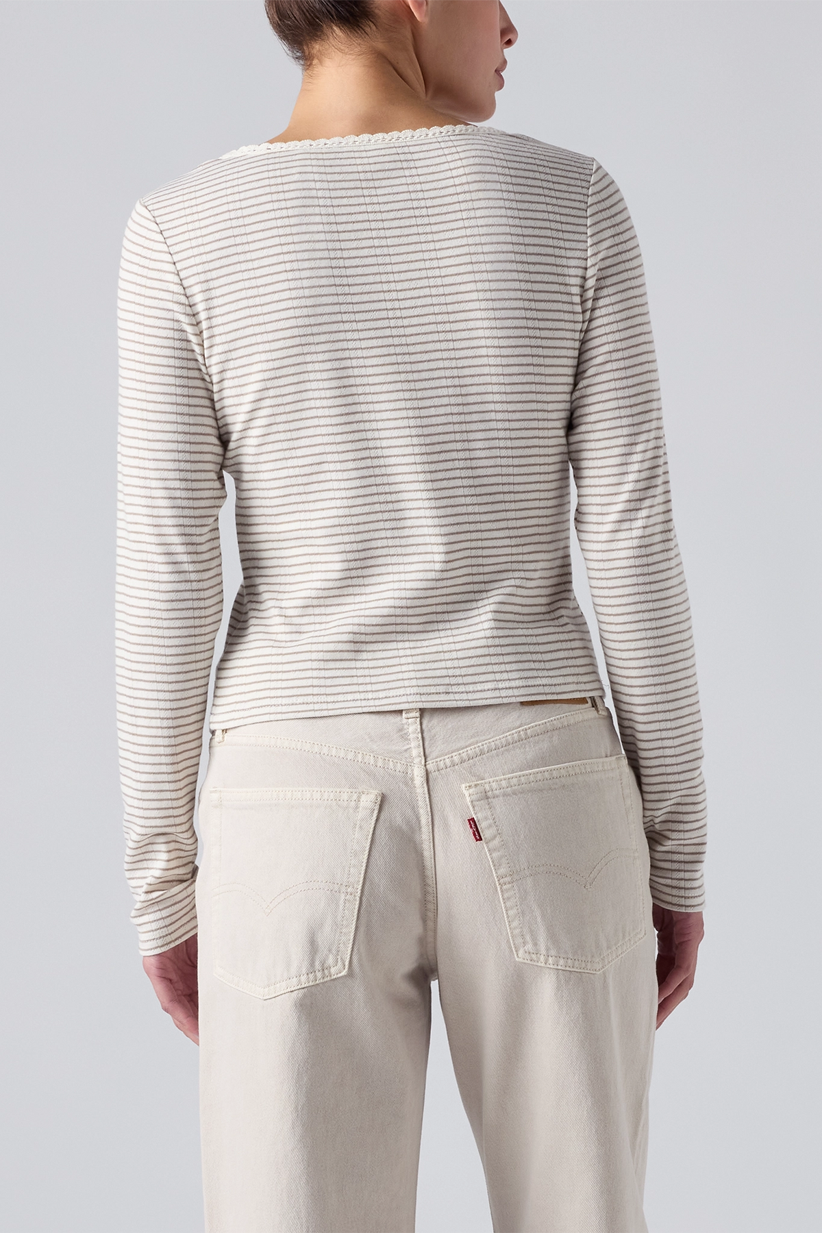 Pointelle Longsleeve Crew T-Shirts &amp; Tanks Levi's