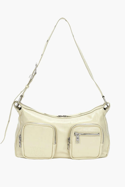[Margesherwood ] / ☆ OUTPOCKET HOBO/blond wood glossy plain margesherwood-outpocket-hobo-