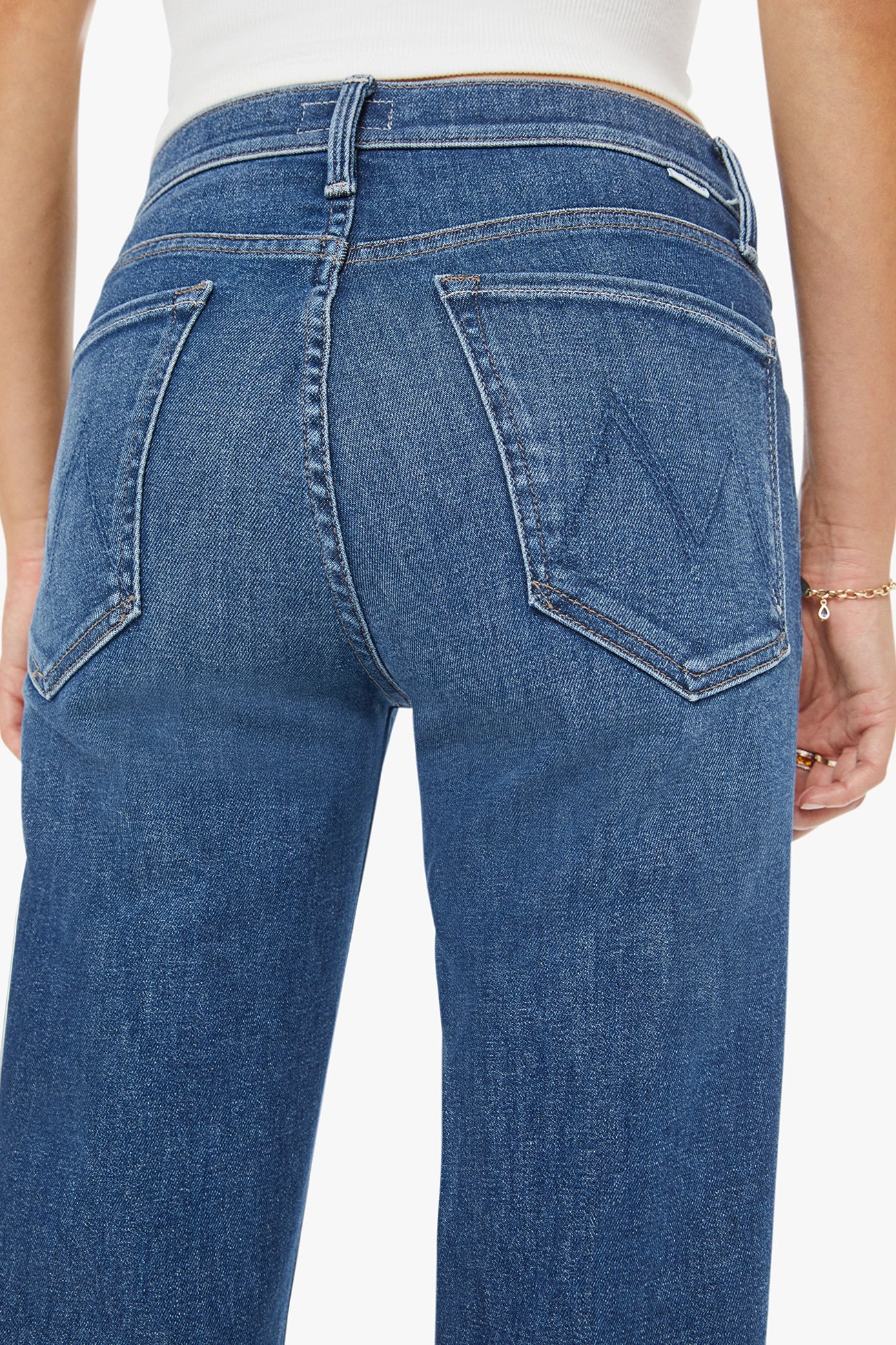 The Mid Rise Rambler Zip Ankle Pants MOTHER