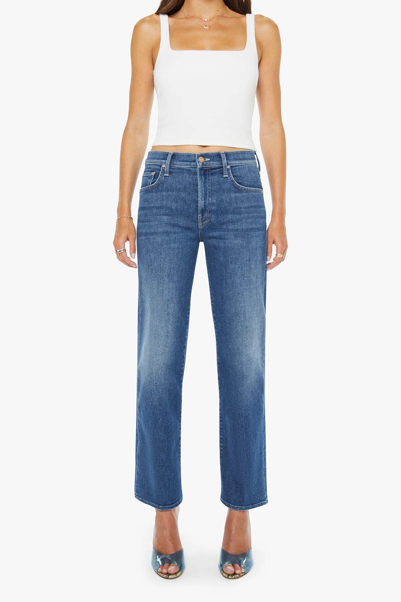 The Mid Rise Rambler Zip Ankle Pants MOTHER