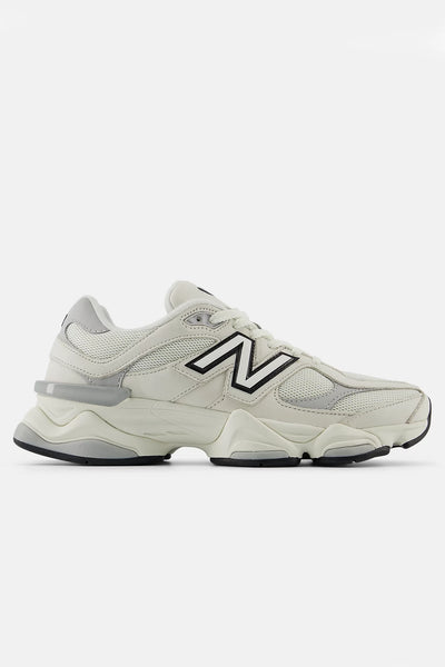 New Balance 9060 in Sea Salt with Concrete and Silver