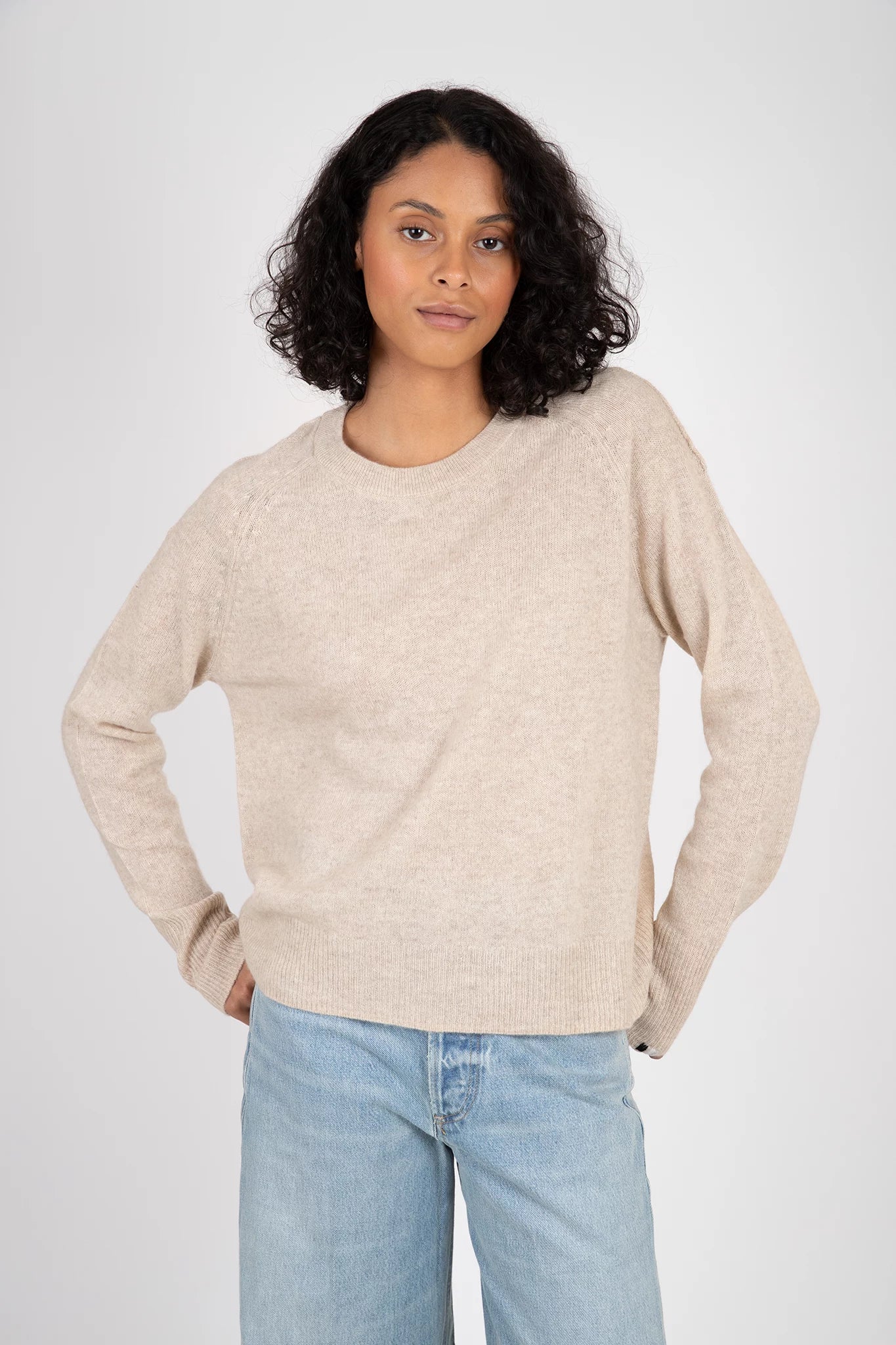 Sloane Cashmere Pullover Sweaters & Knits One Grey Day   