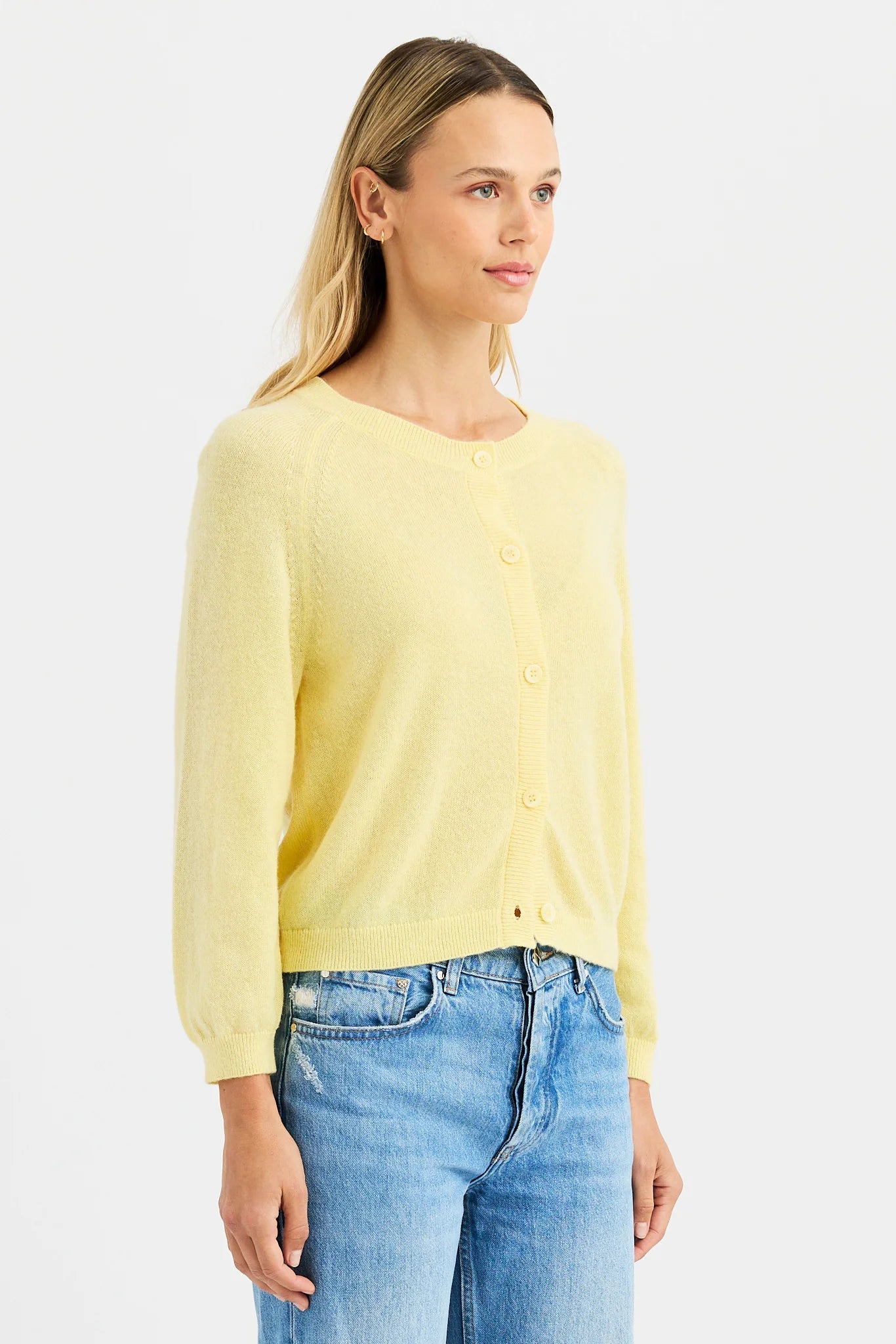 Cara Shrunken Cardigan Sweaters & Knits One Grey Day