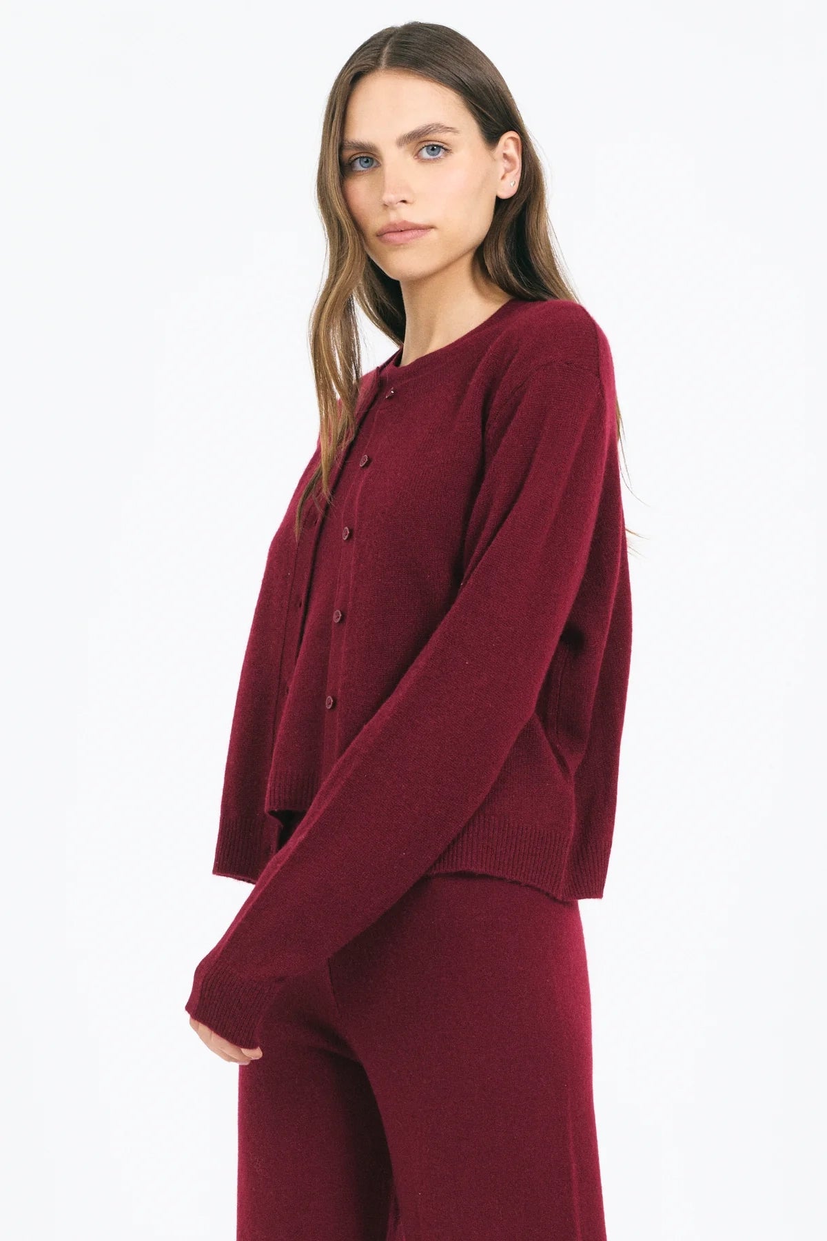 Forbes Cashmere Cardigan Sweaters & Knits One Grey Day