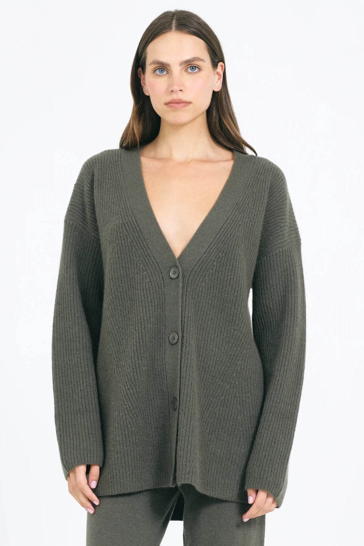 Pacific Cashmere Cardigan Sweaters & Knits One Grey Day
