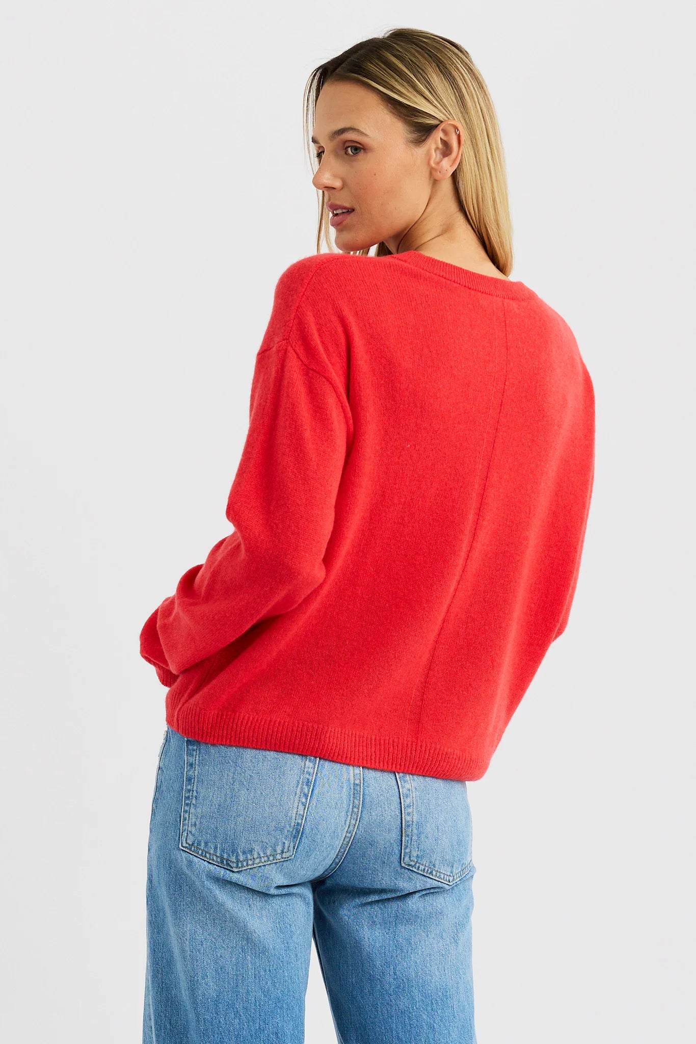 Sloane Cashmere Boxy Pullover Sweaters &amp; Knits One Grey Day