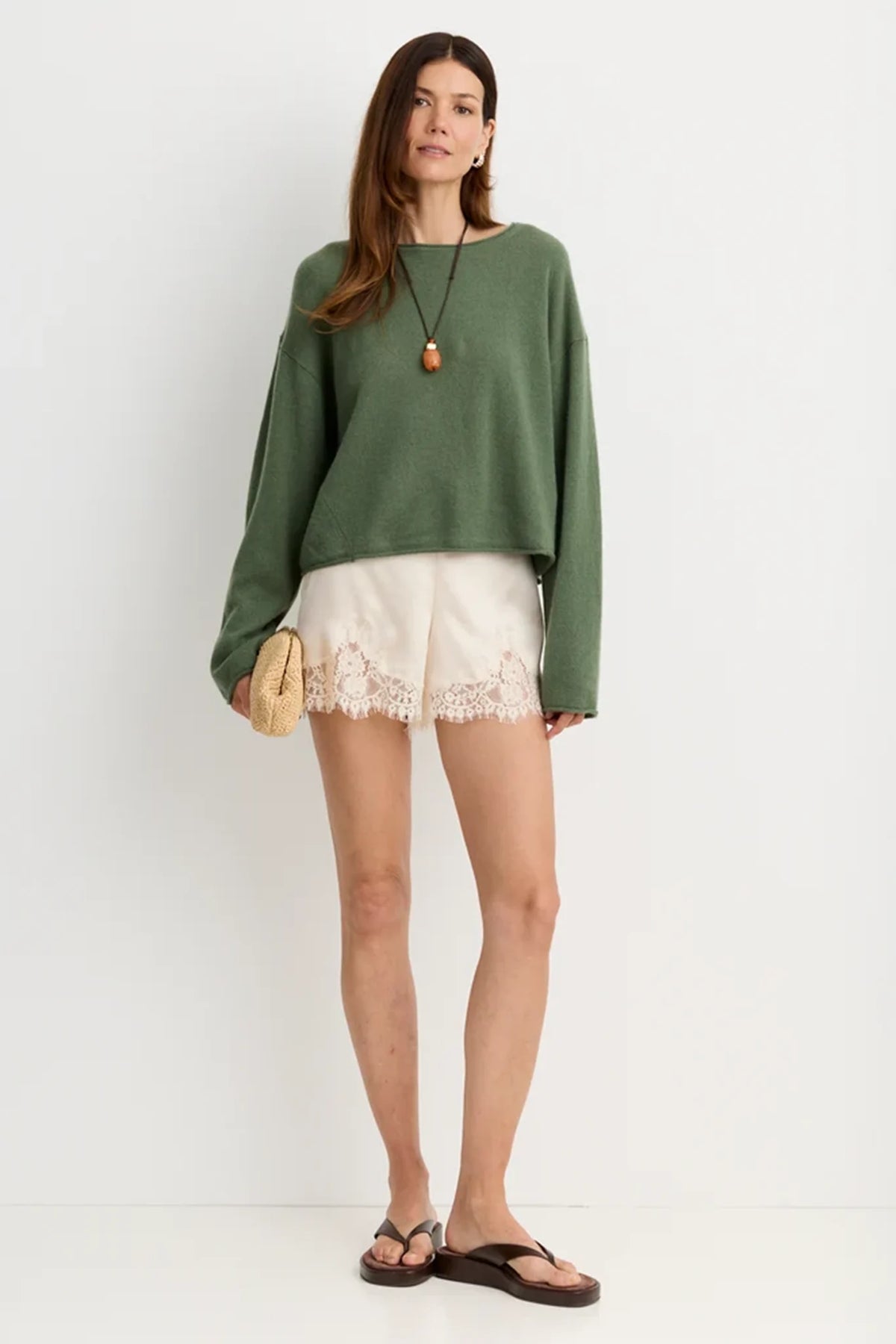 Isola Cashmere Pullover Sweaters &amp; Knits One Grey Day