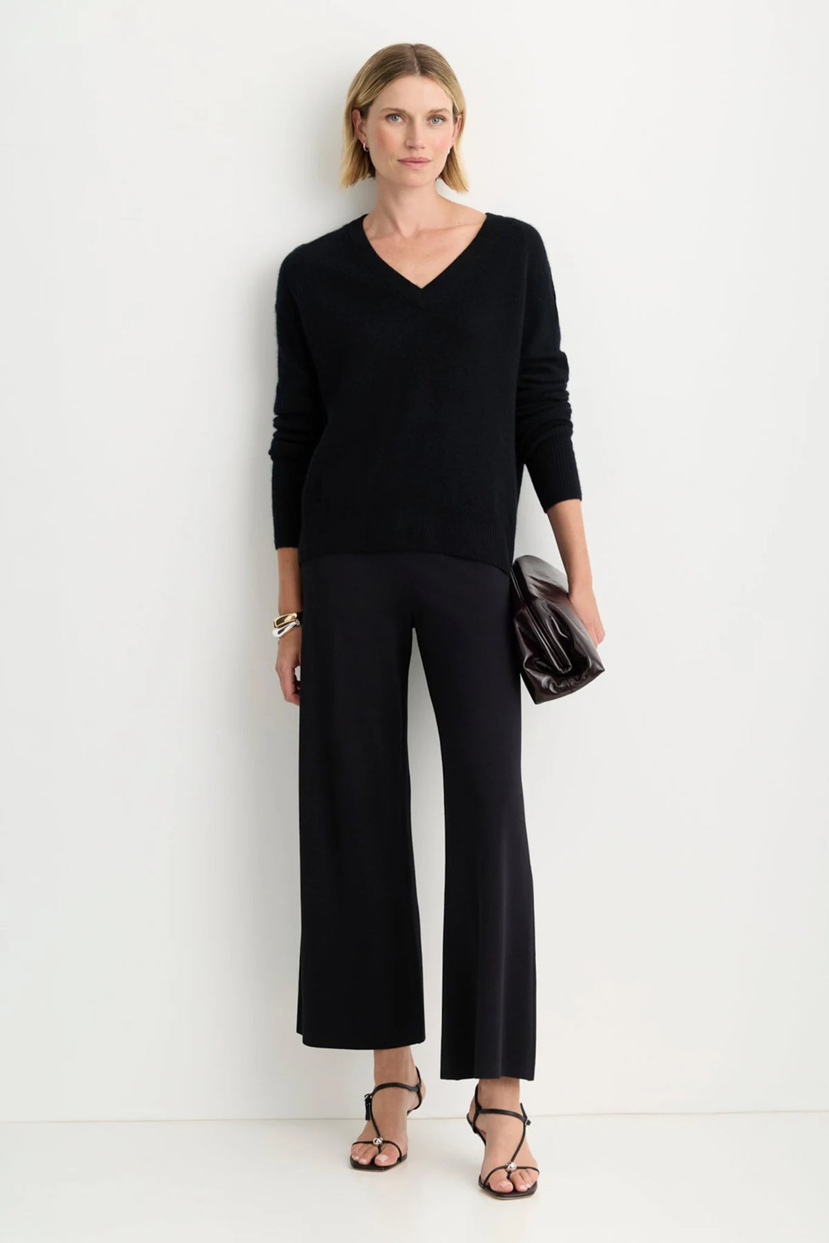 Sloane Cashmere Cardigan Sweaters &amp; Knits One Grey Day