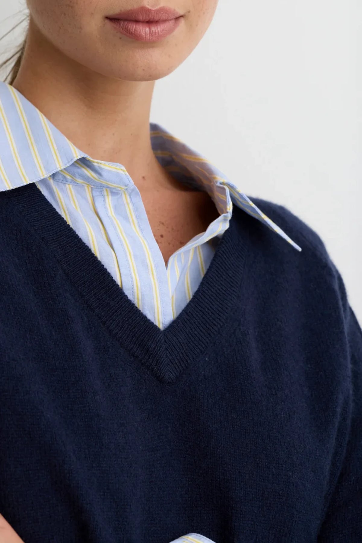 Sloane Cashmere Cardigan Sweaters &amp; Knits One Grey Day