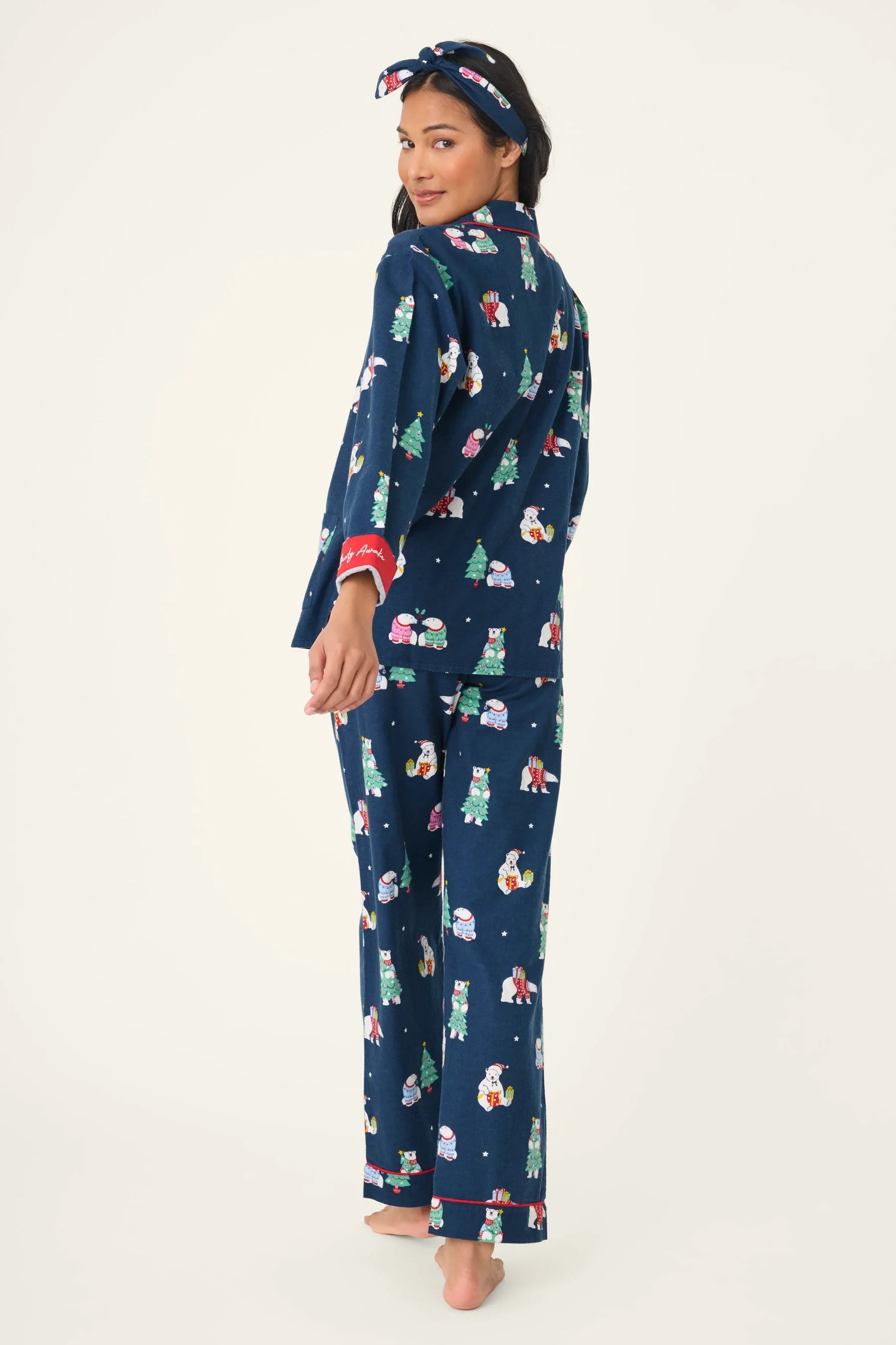 Bearly Awake 3-Piece Flannel PJ Set Sleepwear P.J. Salvage