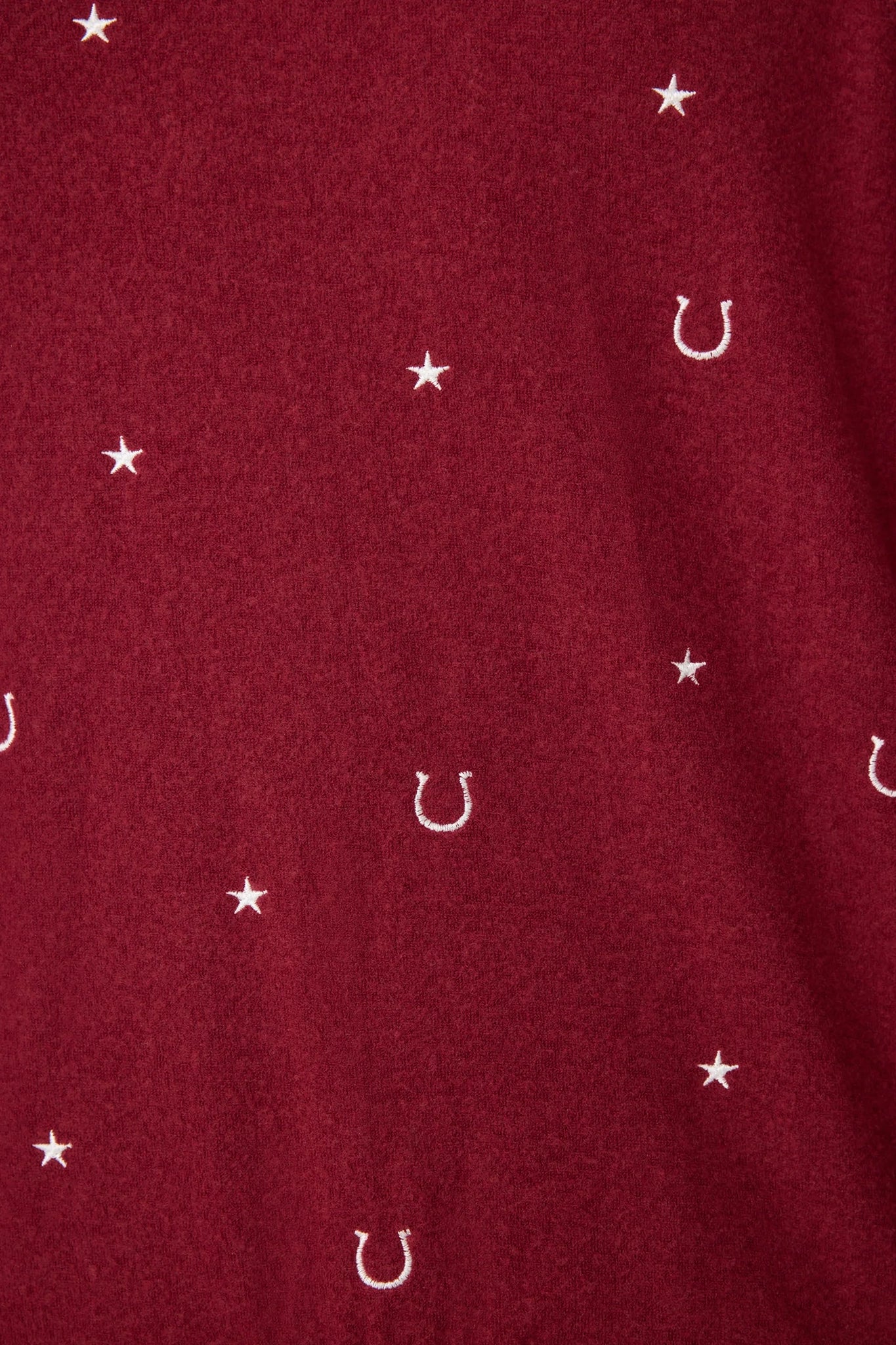 Hold Your Horses Horseshoe Embroidered Sweatpants Sleepwear P.J. Salvage