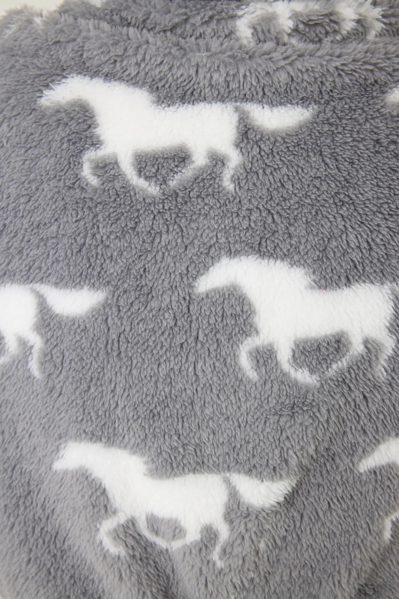 Let's Get Cozy Plush Horse Print Robe Loungewear P.J. Salvage