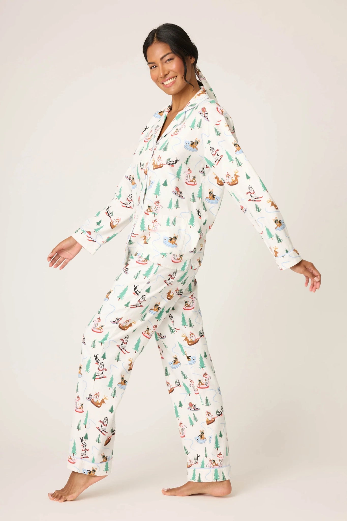 Sleigh All Day 3-Piece Flannel PJ Set Sleepwear P.J. Salvage