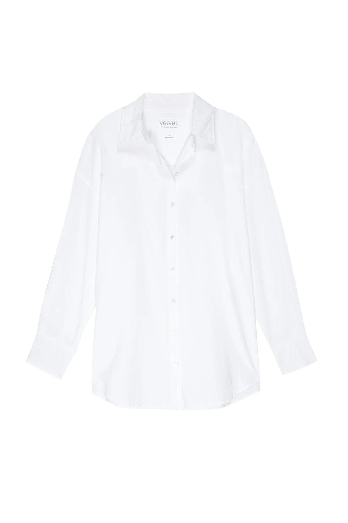 Redondo Button-Up Shirt Tops Velvet   