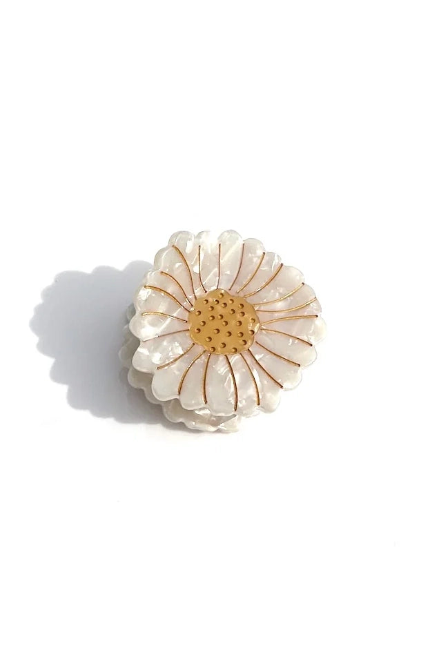 Hand-painted Mini Daisy Claw Hair Clip Accessories Solar Eclipse