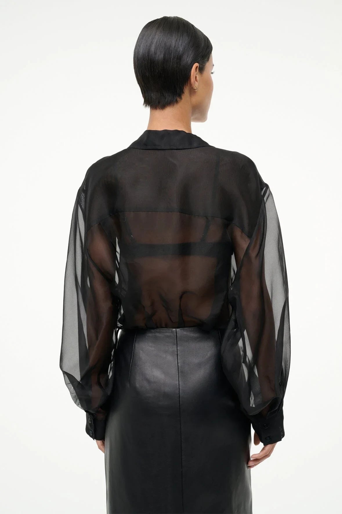 Eve Silk Bodysuit Tops STAUD