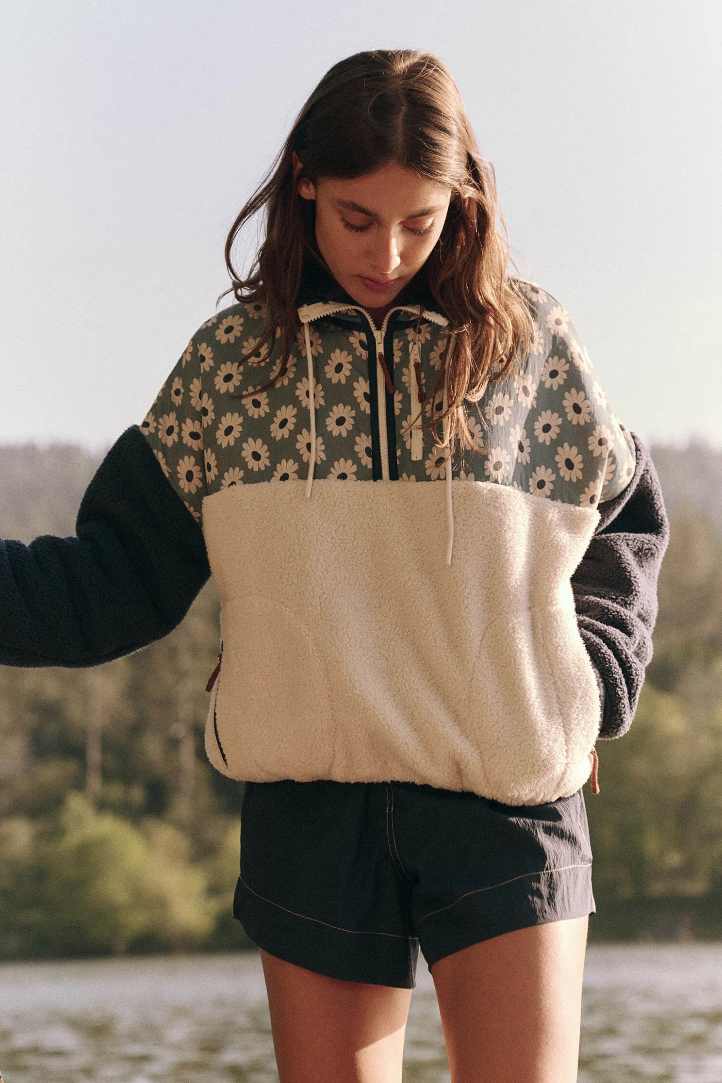 The Plush Terrain Half-Zip Jackets & Coats The Great