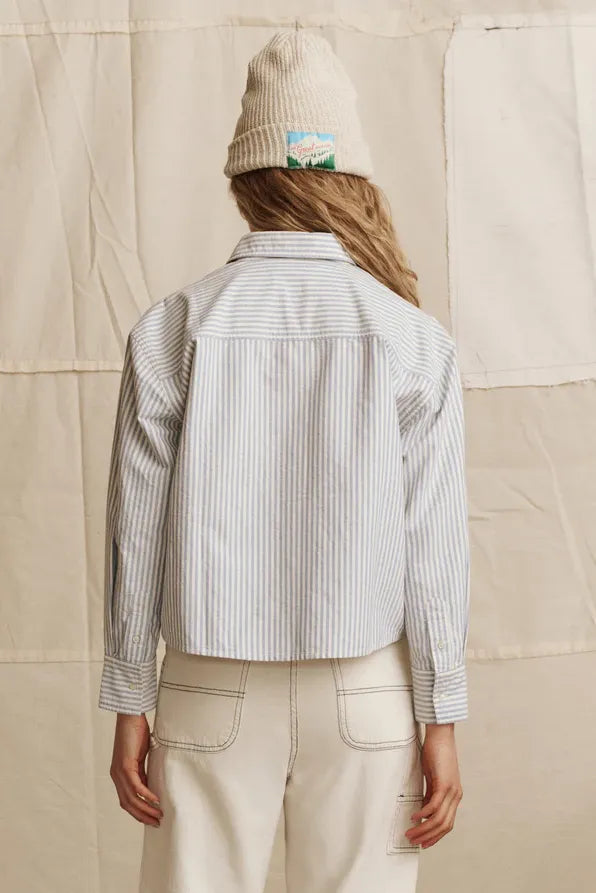 The Cropped Oxford Shirt Tops The Great