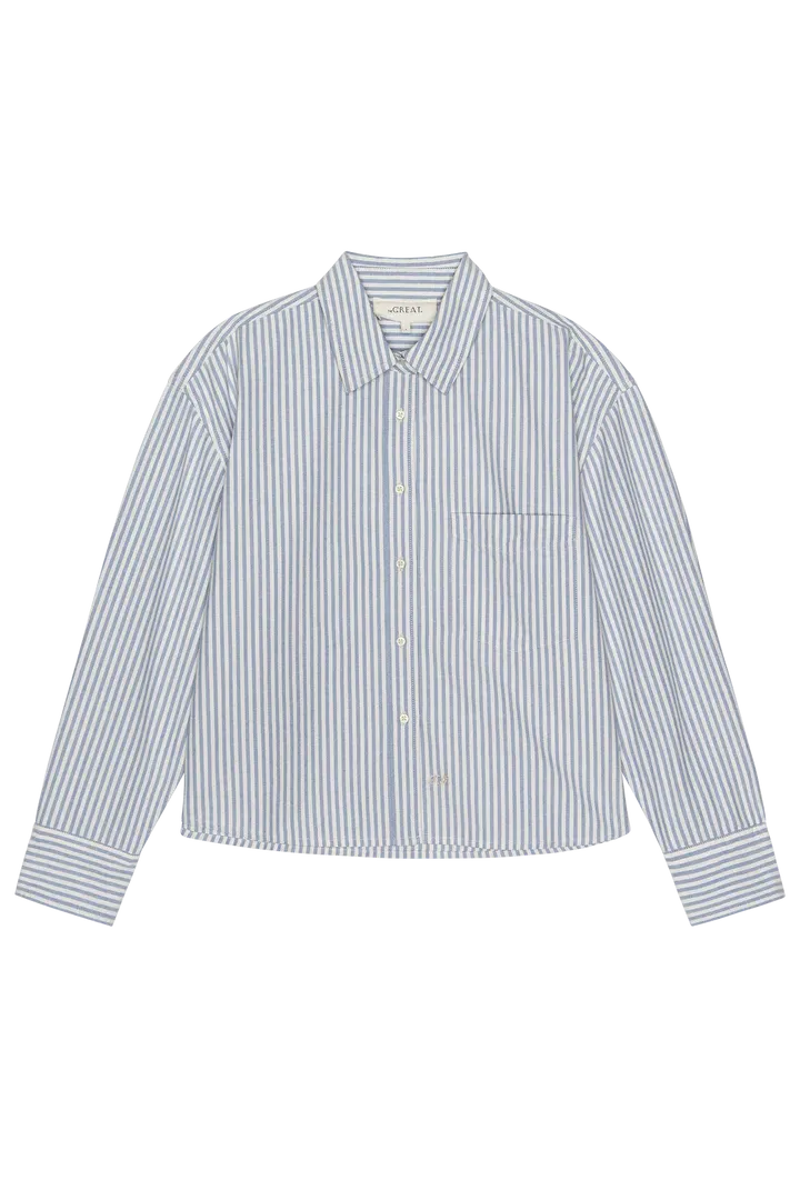 The Cropped Oxford Shirt Tops The Great