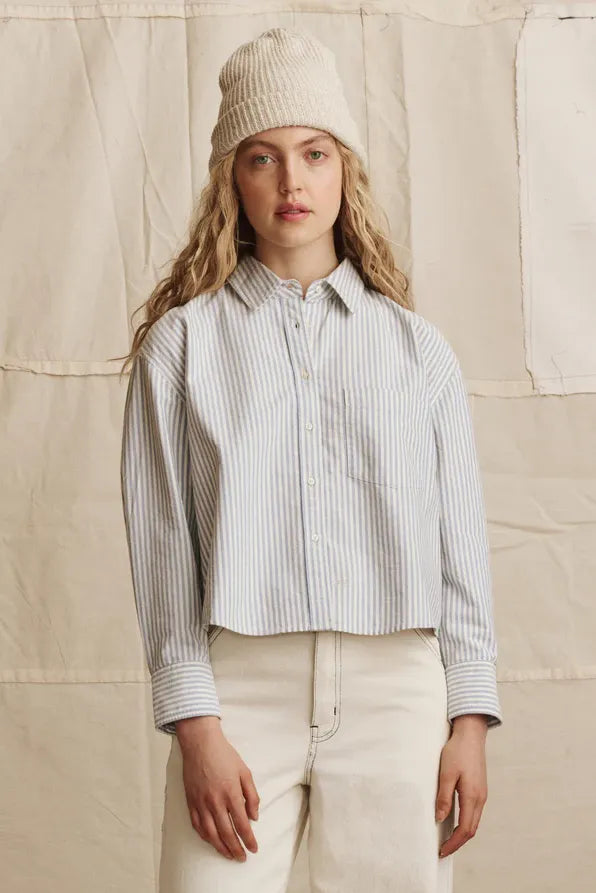 The Cropped Oxford Shirt Tops The Great