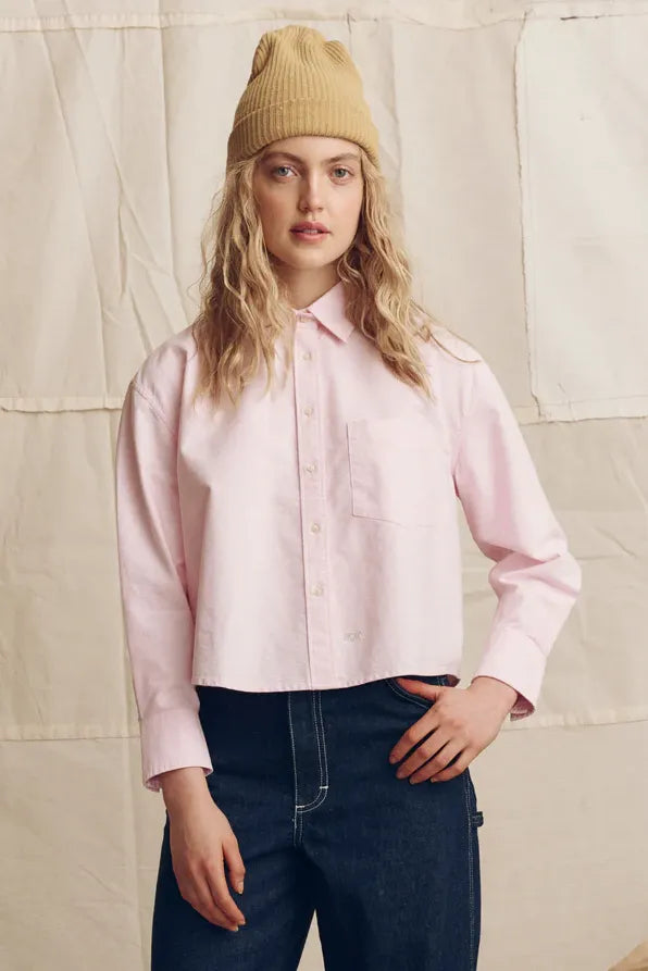 The Cropped Oxford Shirt Tops The Great