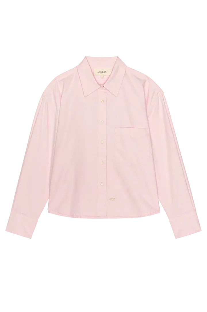 The Cropped Oxford Shirt Tops The Great