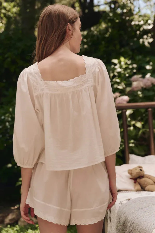 The Eyelet Button Sleep Top Sleepwear The Great
